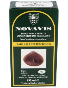 Tinte Novavis 7R Rubio Cobrizo 120Ml.