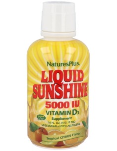 Natures Plus Vitamina D3 Liquid Sunshine 473 18Ml