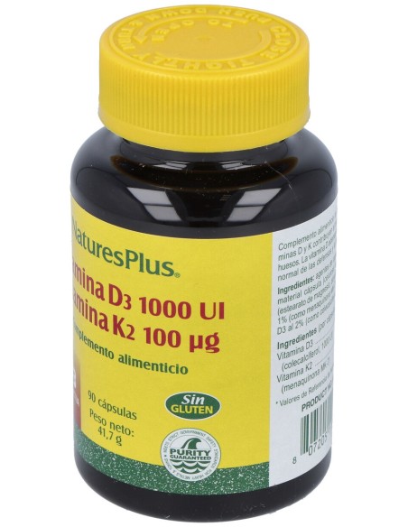 Vitamina D3 Vitamina K2 90Cap.