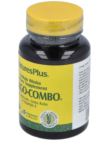 Nature'S Plus Ginkgo Combo 60  Caps