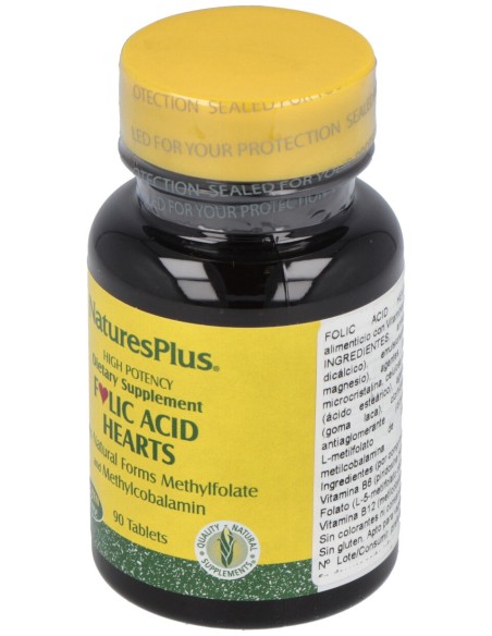 Natures Plus Acido Folico 800 Mcg 90 Comprimidos