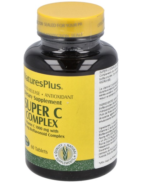 Super C Complex+Bioflavonoides(Accion Retard.)60Co