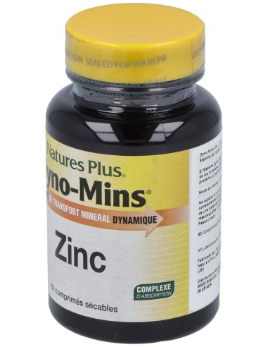 Dyno-Mins Zinc 15Mg. 60 Comp.