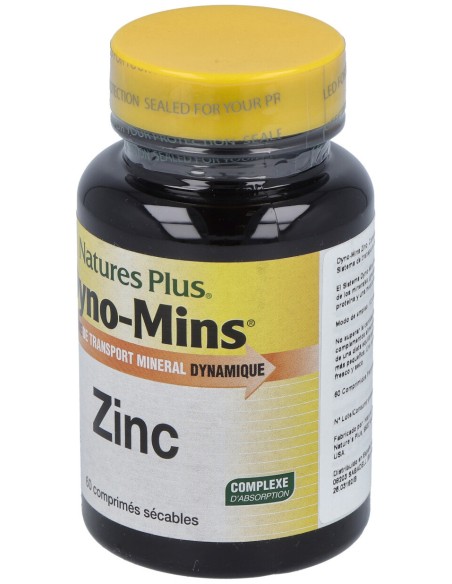 Dyno-Mins Zinc 15Mg. 60 Comp.