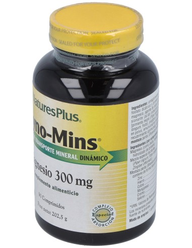Nature'S Plus Dyno Mins Magnesio 300 Mg 90 Comp