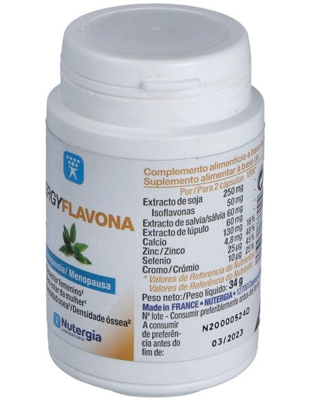 Nutergia Ergyflavona 60 Cápsulas