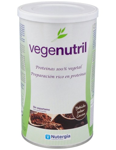 Nutergia Vegenutril Boisson Cacao Pot De 300G