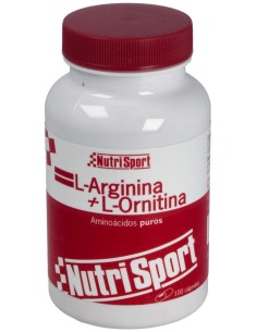 Nutrisport L-Arginina + L-Ornitina 100 Caps 500Mg