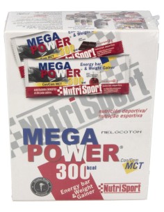 Nutrisport Megapower Bar Yogur-Melocotón 12 Barritas