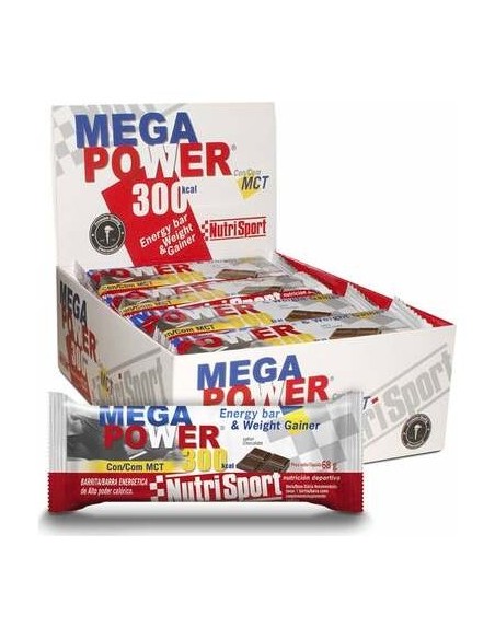 Nutrisport Megapower Bar Chocolate 12 Barritas