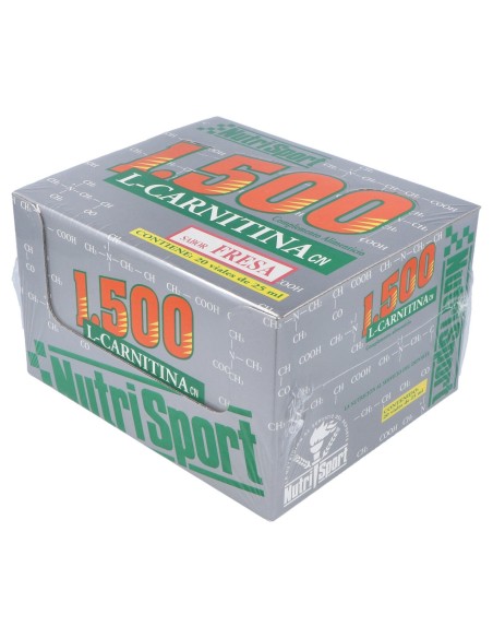 Nutrisport Lcarnitina 1500 Fresa 20 Viales