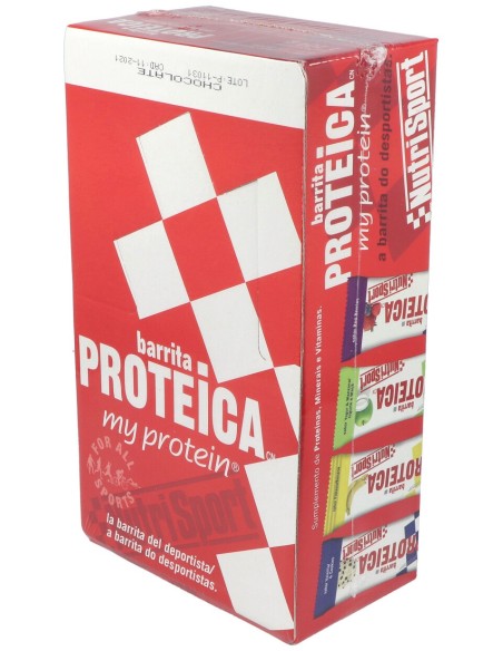 Nutrisport Barrita Proteica Doble Chocolate 24Uds