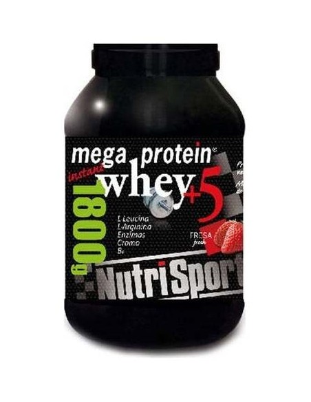 Nutrisport Mega Protein Whey 5 Fresa 900G