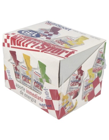 Nutrisport Gel Con Taurina Fresa 24 Uds