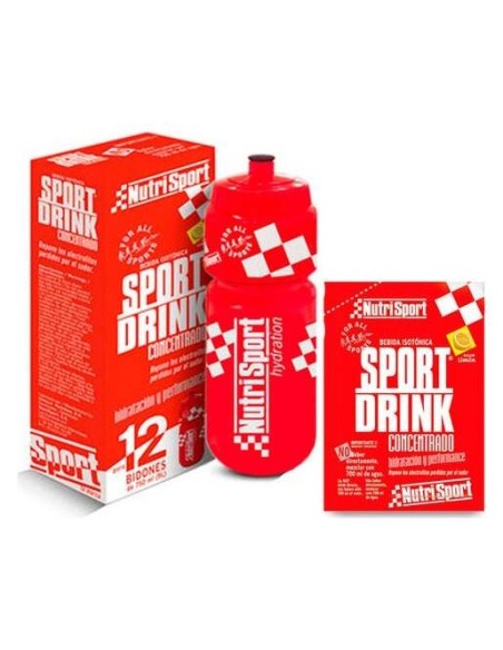 Nutrisport Sportdrink Concentrado 12 Sobres + Bidón