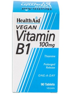 Health Aid Vitamina B1 100Mg 90 Tabletas