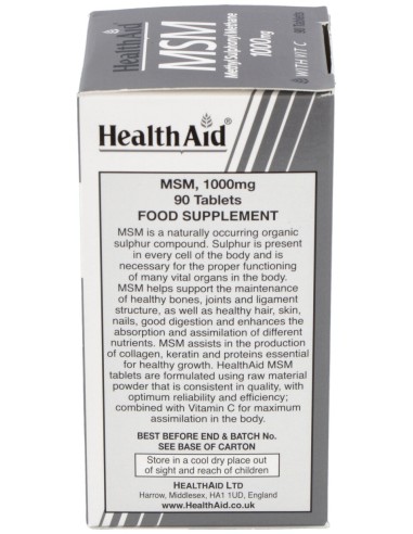Msm Metilsulfonilmetano 1000Mg. 90Comp.