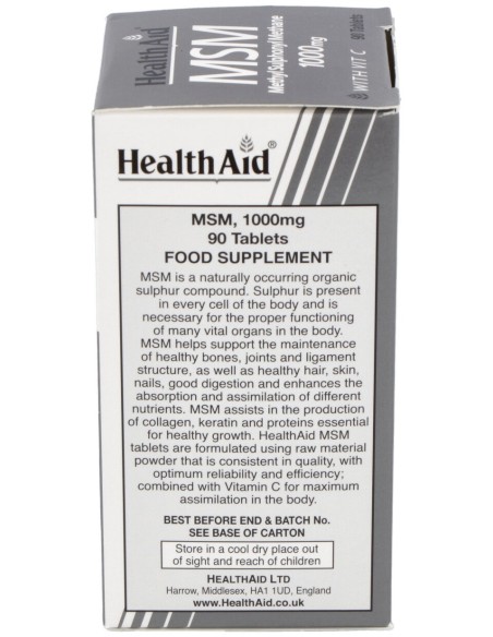 Msm Metilsulfonilmetano 1000Mg. 90Comp.
