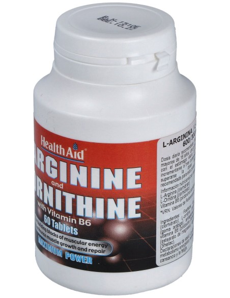 Healthaid Orginina Ornitina Vitamina B6 60Comp