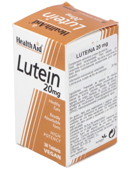 Healthaid Luteina 20Mg 30 Tabletas
