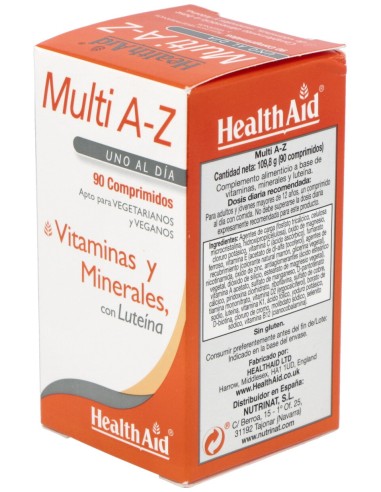 Multivit & Minerals A To Z 90Comp. Health Aid