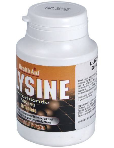 L-Lisina 500Mg. 60Comp. Health Aid