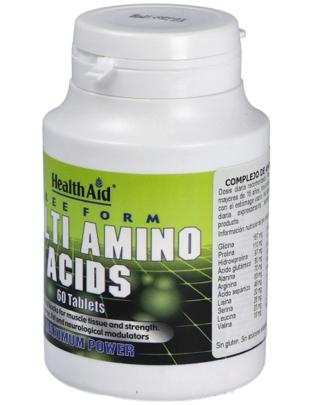 Complejo De Aminoacidos 60Comp. Health Aid