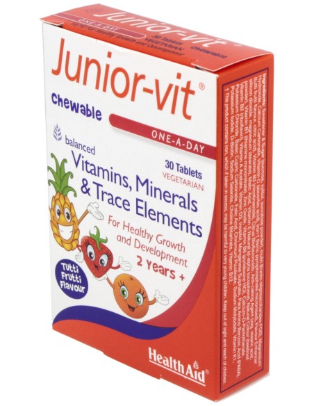 Healthaid Junior-Vit 30 Comprimidos