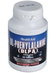 Dlpa (Dl-Fenilalanina) 500Mg. 30Comp. Health Aid