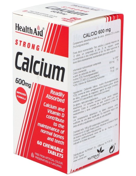 Calcio 600Mg. 60Comp. Health Aid