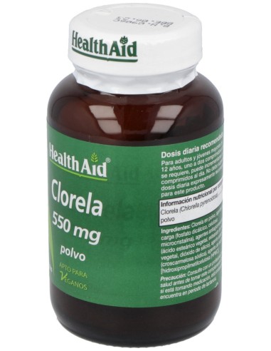 Chlorella 550Mg. 60Comp. Health Aid