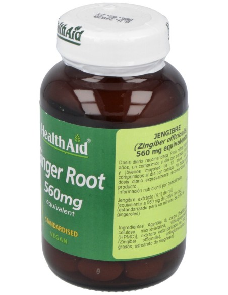 Jengibre (Ginger Root) Raiz 60Comp. Health Aid