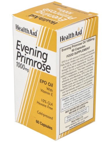 Aceite De Onagra 1.000Mg. 60Cap. Health Aid