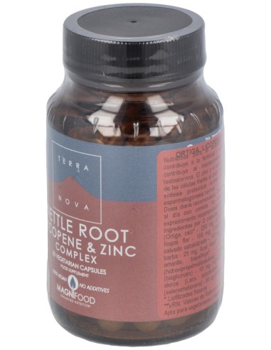 Terranova Ortiga Licopeno Y Zinc Complex 50...