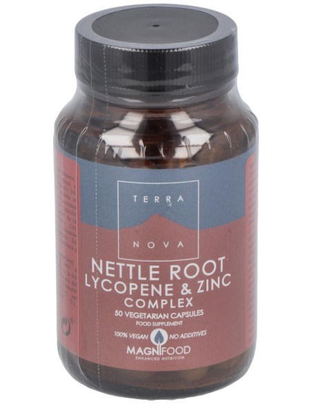 Terranova Ortiga Licopeno Y Zinc Complex 50 Cápsulas