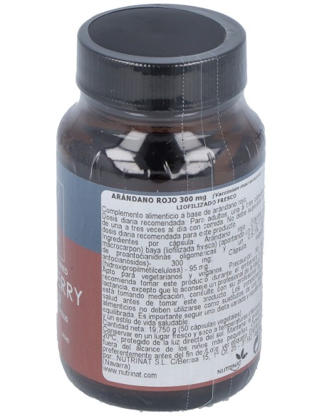 Terra Nova Arándano Rojo 300Mg 50Caps