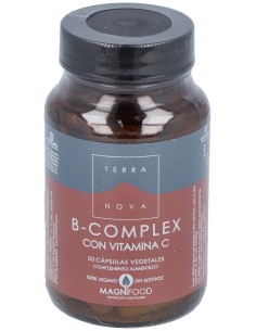Terranova B-Complex Con Vitamina C 50 Cápsulas