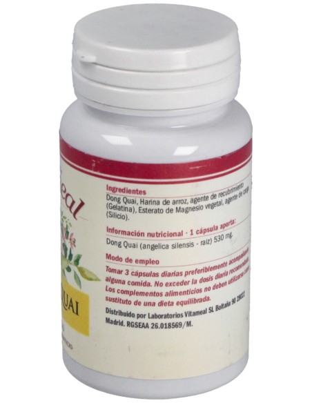 Dong Quai (Angelica Sinensis) 500Mg. 60Cap.