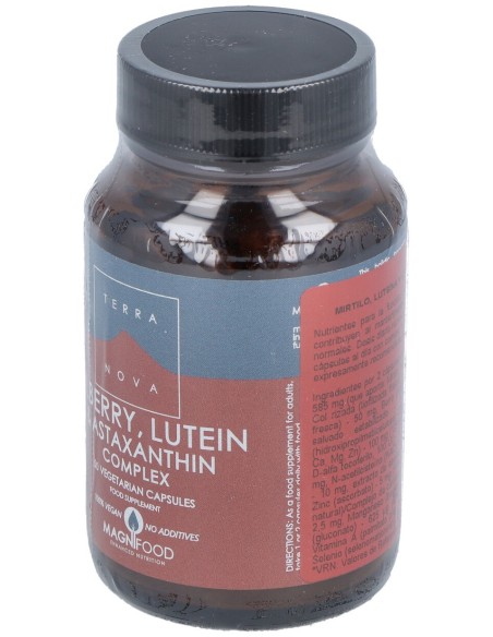 Terranova Mirtilo Luteína Y Astaxantina Complex 50 Cápsulas