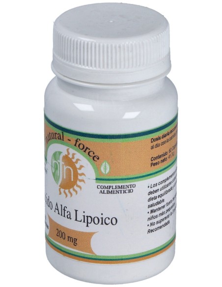 Acido Alfa Lipoico 200Mg. 60Cap.