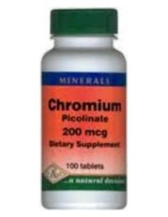 Cromo Picolinato 200Mcg. 100Comp.