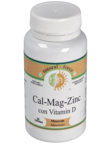 Cal Mag Zinc (Calcio-Magnesio-Zinc-Vit.D) 90Comp.