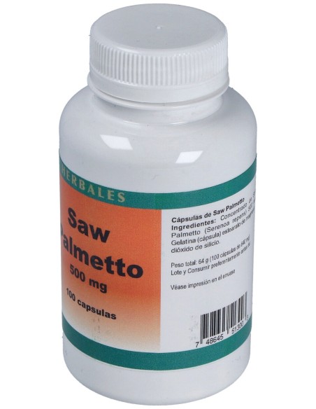 Saw Palmetto 500Mg. 100Cap.