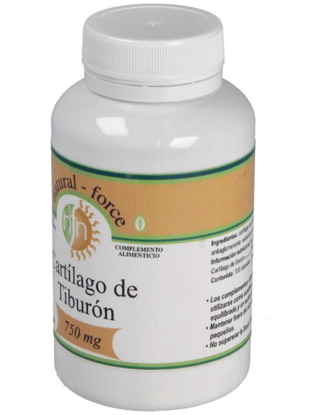 Cartilago De Tiburon 750Mg. 100Cap.