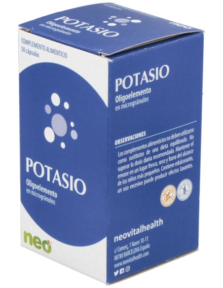Potasio Microgranulos Neo 50Cap.