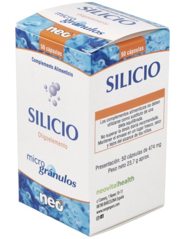 Silicio Microgranulos Neo 50Cap.