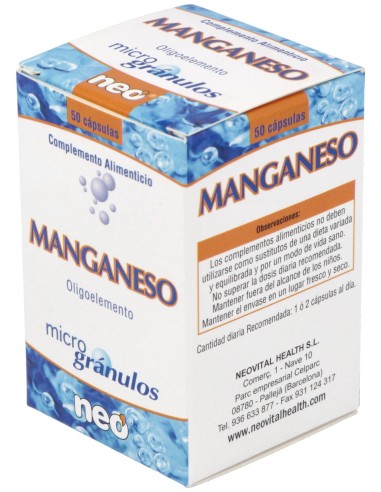 Manganeso Microgranulos Neo 50Cap.