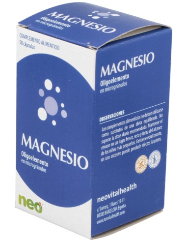 Magnesio Microgranulos Neo 50Cap.