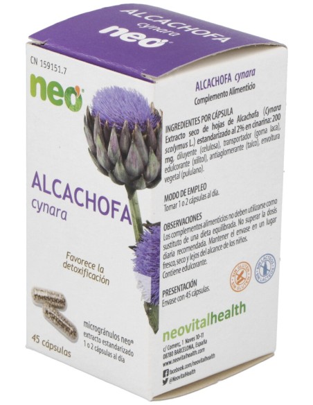 Alcachofa Microgranulos Neo 45Cap.