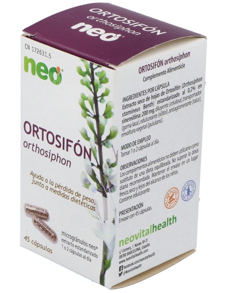 Ortosifon Microgranulos Neo 45Cap.